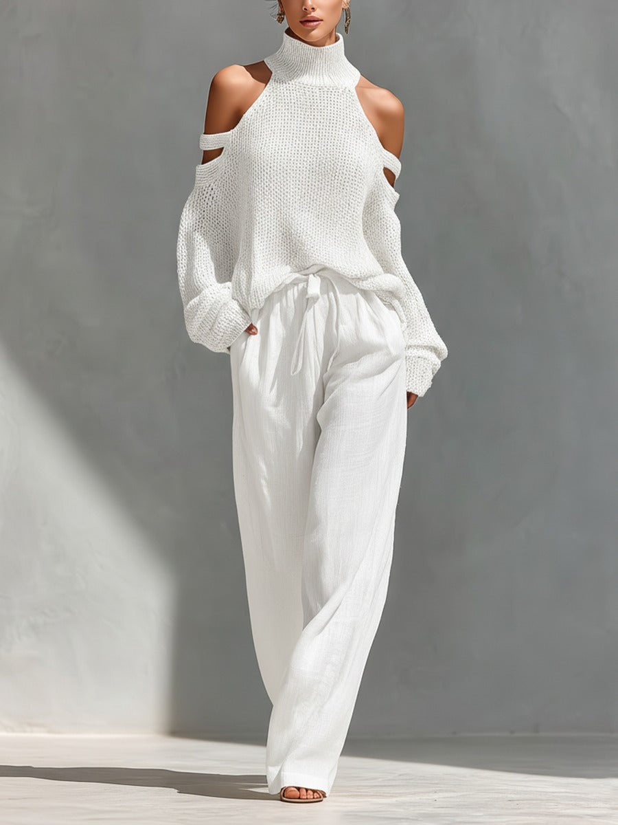 Camila™ | Conjunto de punto y lino a la moda