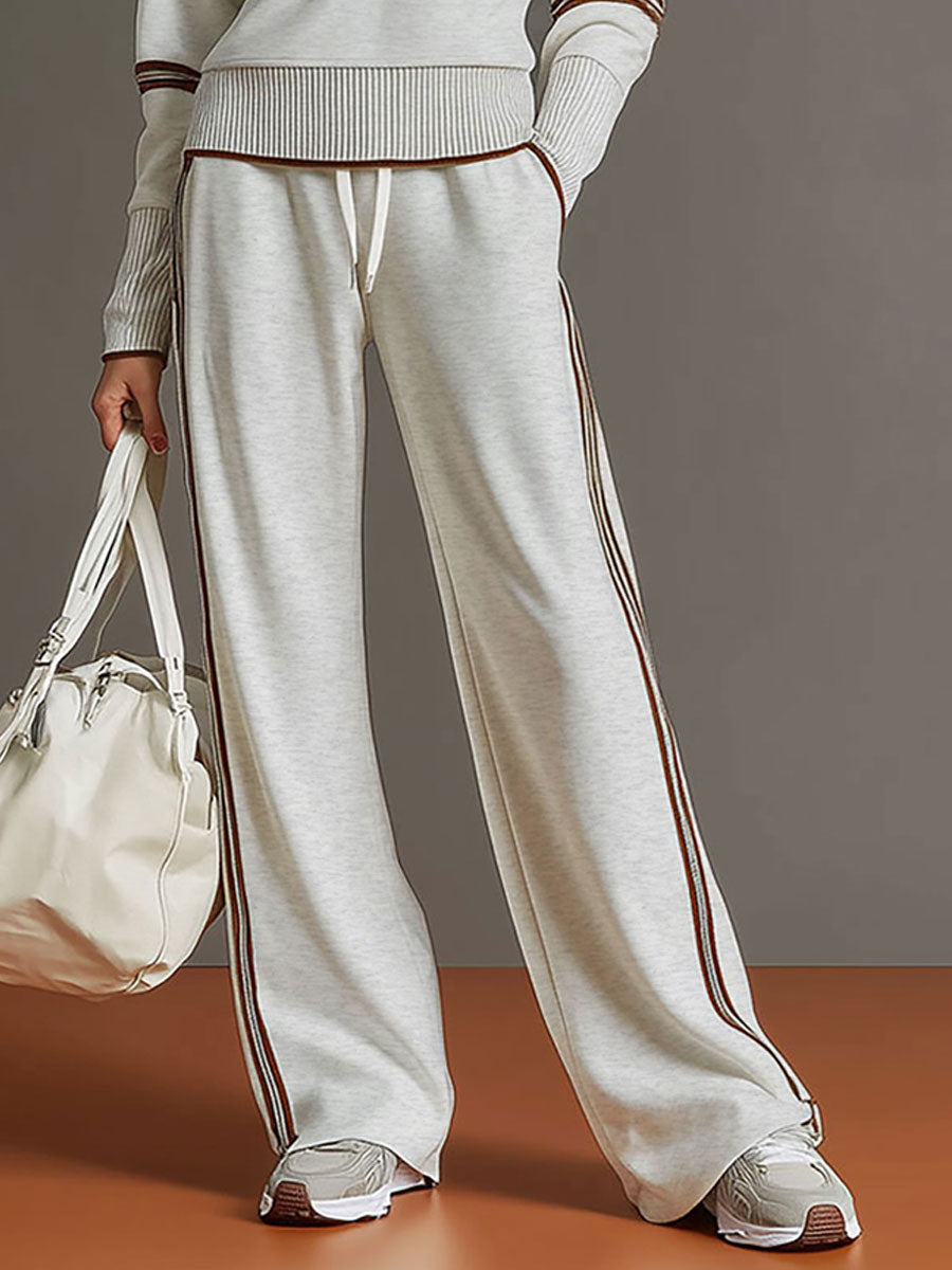 Marieta – Sudadera y pantalones de pierna ancha