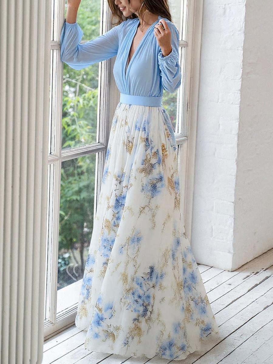 Penelope™ | Vestido largo floral