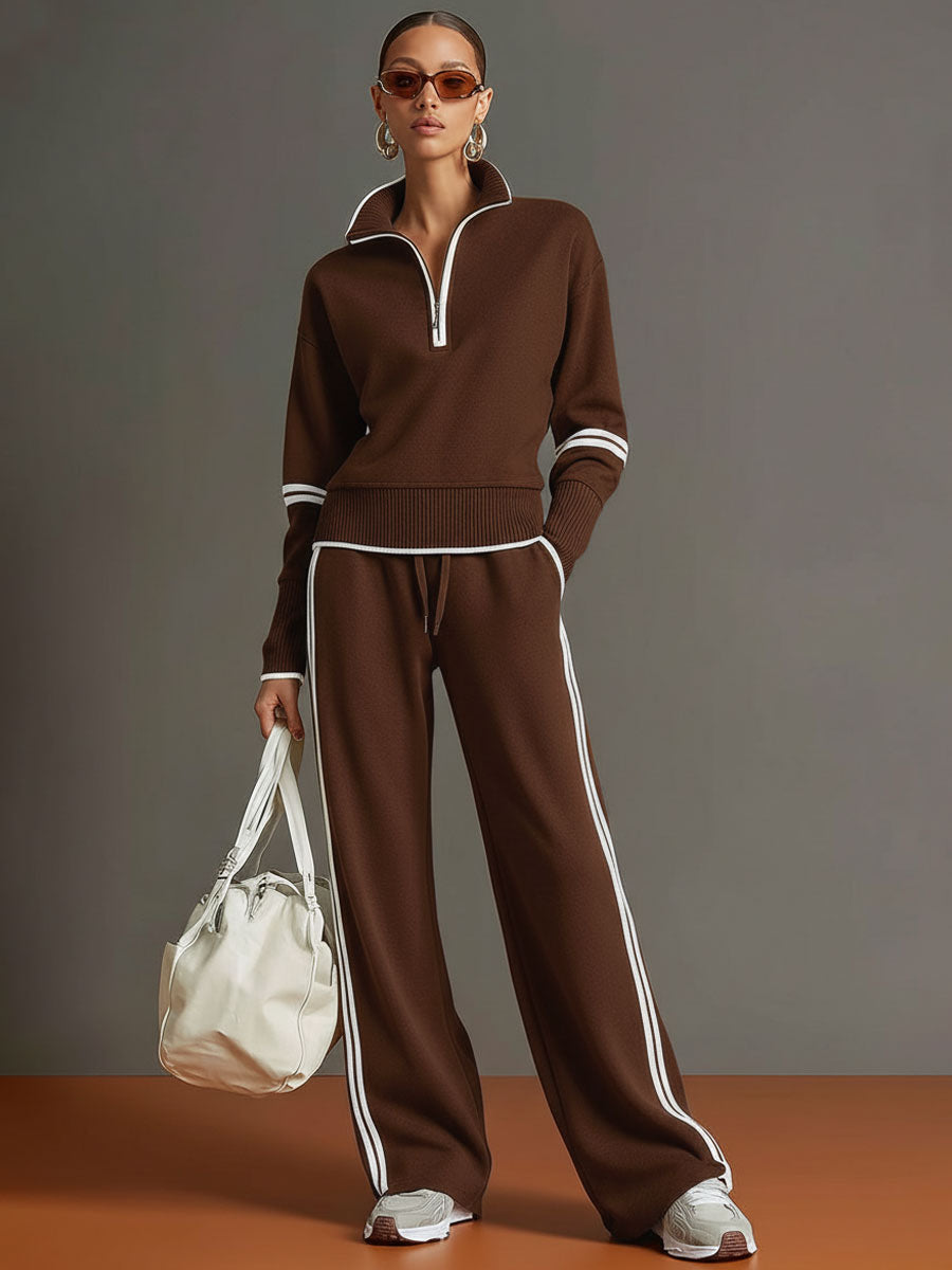Marieta – Sudadera y pantalones de pierna ancha