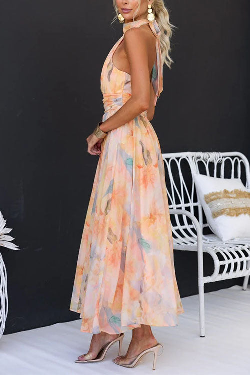 Eva™ | Vestido largo estampado