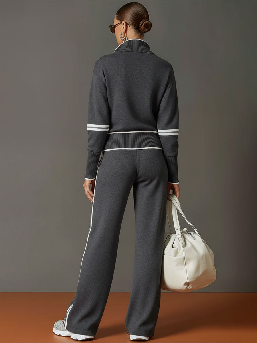 Marieta – Sudadera y pantalones de pierna ancha