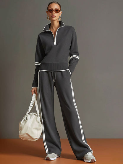 Marieta – Sudadera y pantalones de pierna ancha