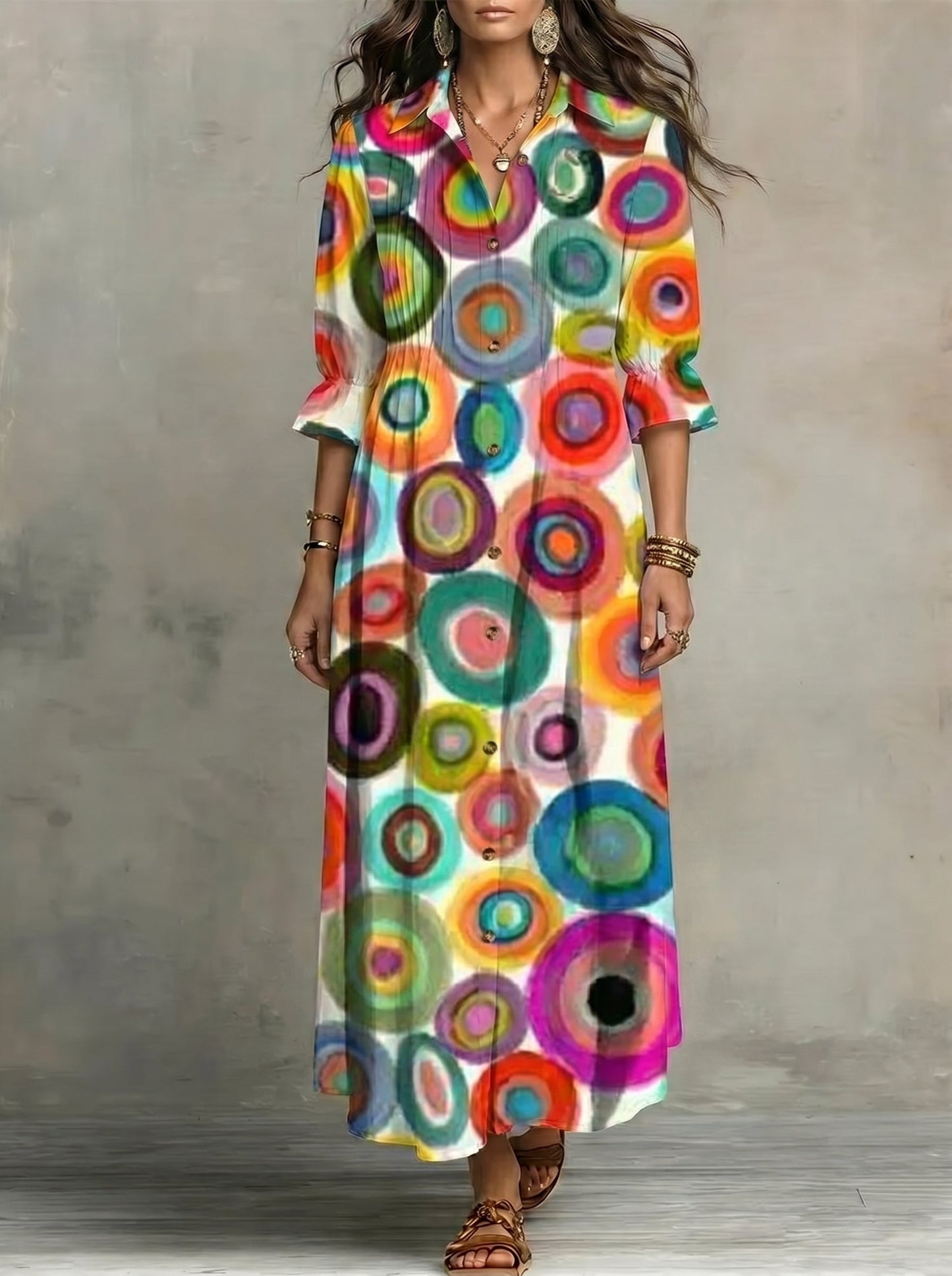 Zaria™ | Vestido largo bohemio y elegante