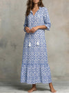 Luna™ | Vestido midi de estilo bohemio desenfadado
