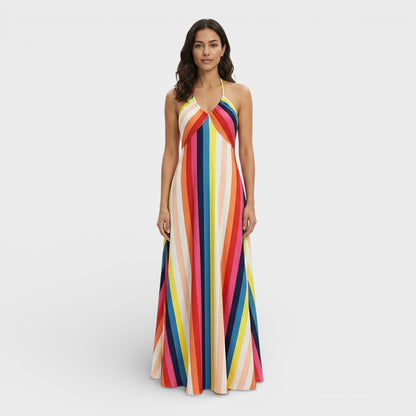 Sira™ | Vestido largo bohemio con estampado étnico
