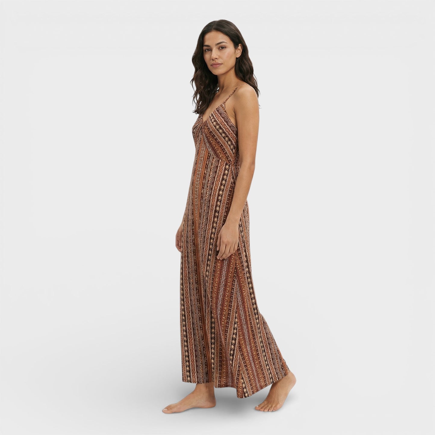 Sira™ | Vestido largo bohemio con estampado étnico