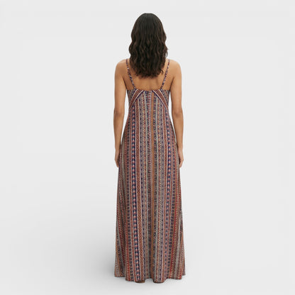 Sira™ | Vestido largo bohemio con estampado étnico