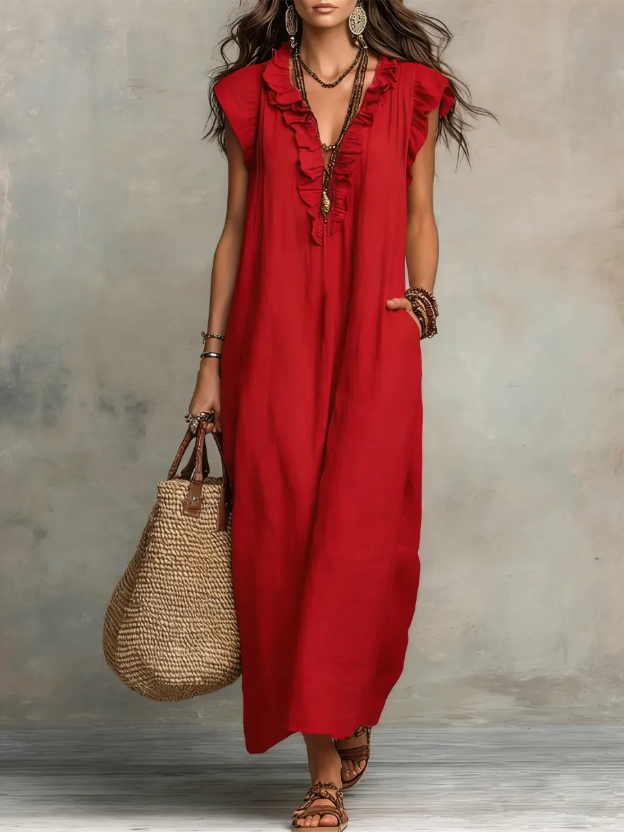 Camelia™ | Vestido largo bohemio