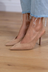 Marina™ | Tacones bajos beige