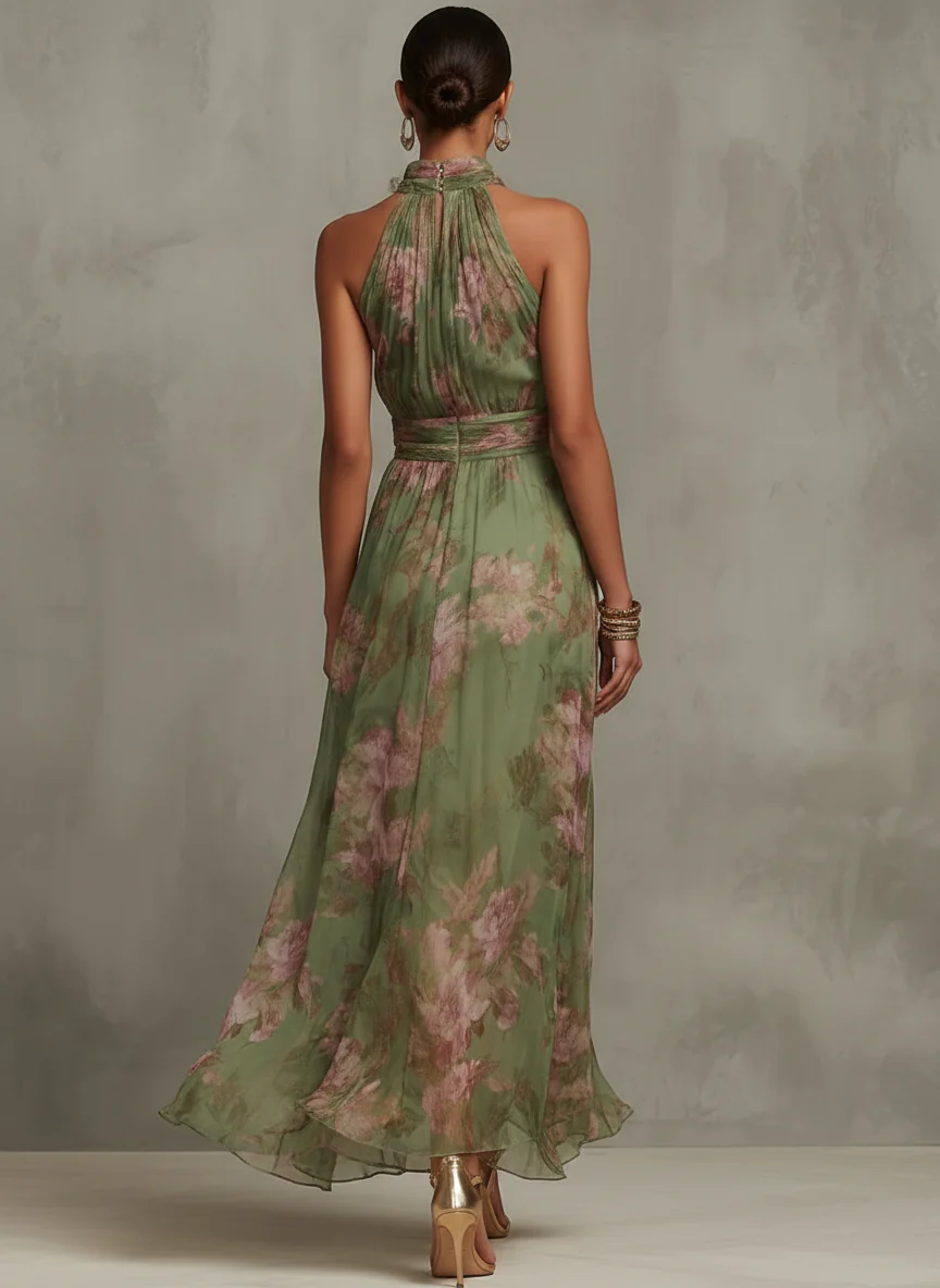 Sofía | Elegante vestido de Primavera con Estampado Floral
