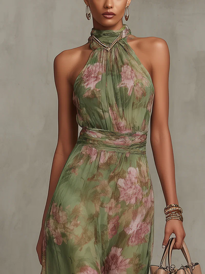 Sofía | Elegante vestido de Primavera con Estampado Floral