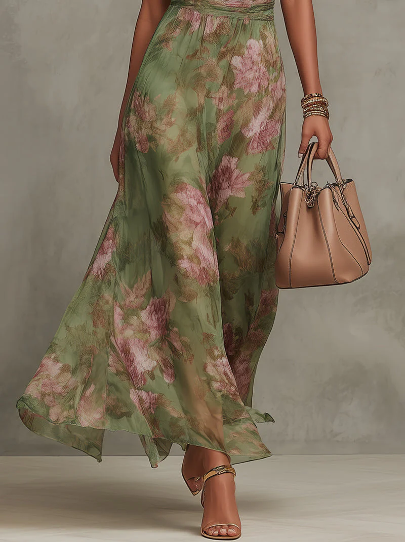 Sofía | Elegante vestido de Primavera con Estampado Floral