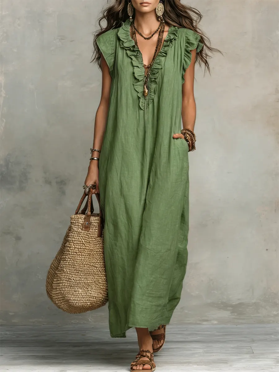 Camelia™ | Vestido largo bohemio