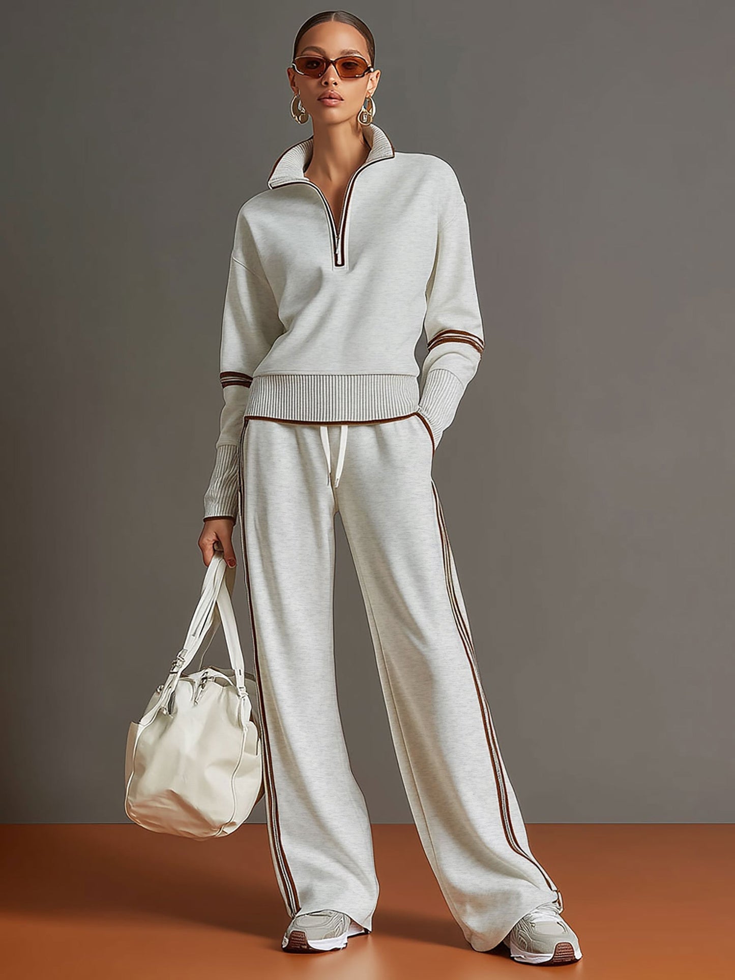 Marieta – Sudadera y pantalones de pierna ancha