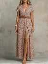 Justa™ | Vestido largo bohemio y fluido con cinturón